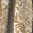 Damask pattern - Damask Mid-Century Modern Blackout Curtain Single Panel-1414538665