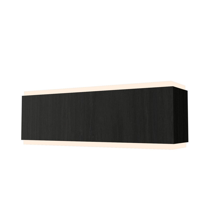 Clean 2 - Light Flush Mounted Sconce, Charcoal