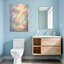 Abstrait forêt pastel clair-500378687