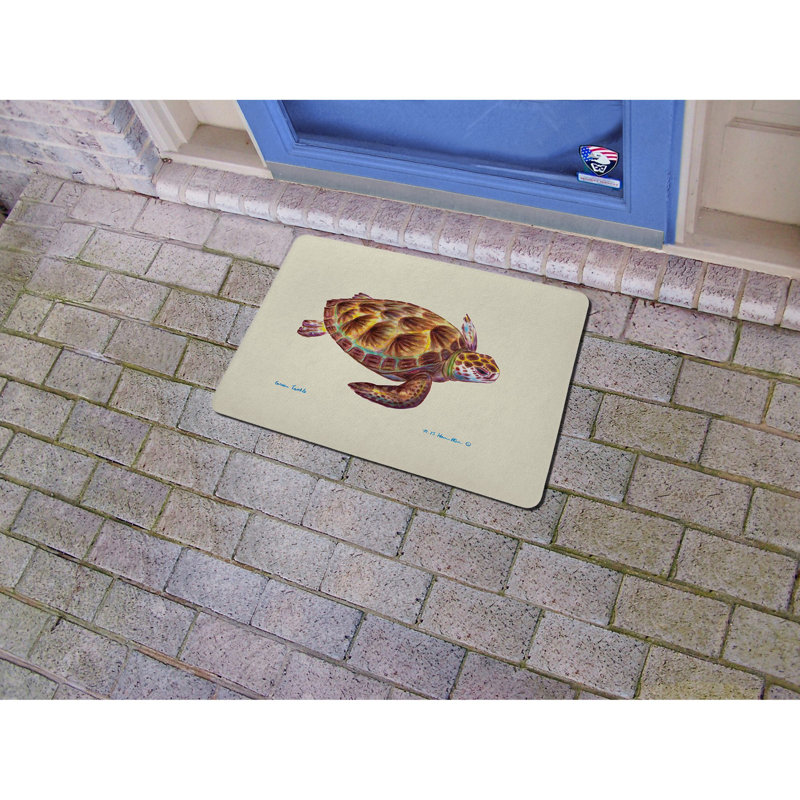 Tapis d'intérieur / extérieur antidérapant Alaina, Rectangle 1 pi 6 po x 2 pi 2 po