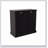Two-Compartment Tilt-Out Laundry Sorter Cabinet-Black