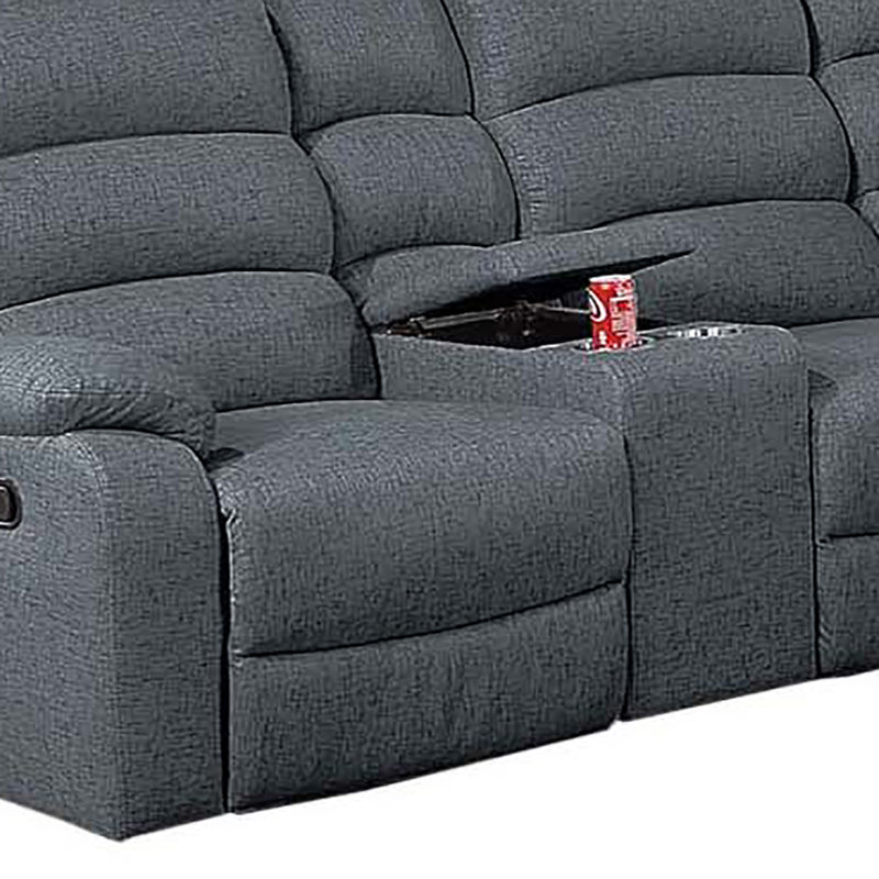 Ensemble modulaire inclinable 3 pièces, Tissu gris foncé