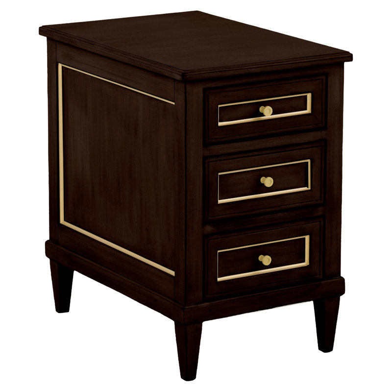 Matteo End Table, Café Mocha