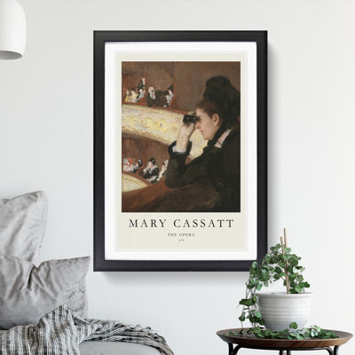 In the Loge by Mary Cassatt - Picture Frame Painting