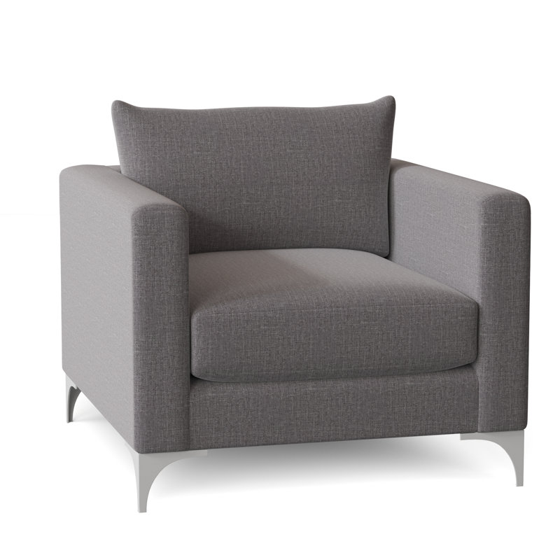 Fauteuil large de 32 po Vess, Ardoise Macarena