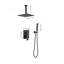 Ensemble de système de douche de plafond avec douche à main et pomme de douche 16 po-117993009