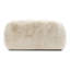 Causeuse en fausse fourrure avec coussin boule Leann-120234900