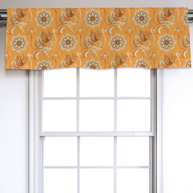 Sateen Ruffled Window Valance