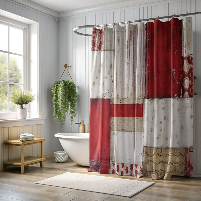 Rideau de douche Silk Road Sojour - Premium, H 74 po x l 71 po