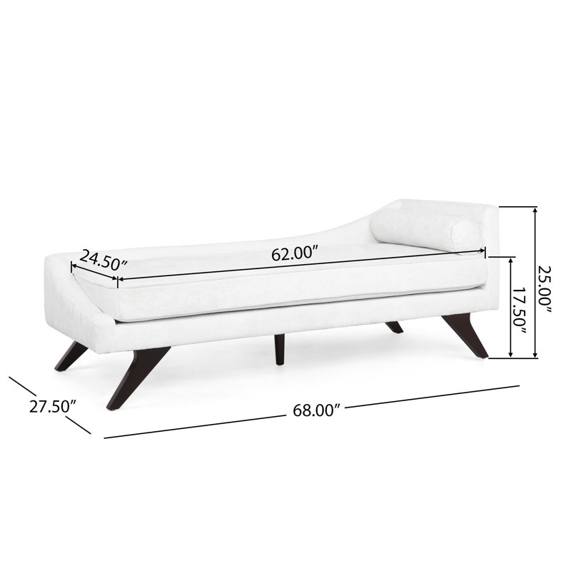 Chaise longue Orientation, Polyester ivoire