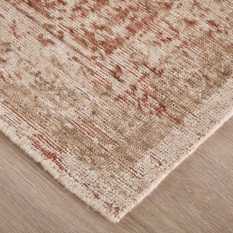 Loralai Traditional Oriental Tan Area Rug, Rectangle 5' x 8'