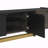 TV Stand with 1 Drawer, 2 Cabinets, Adjustable Shelves and Metal Legs-403902563