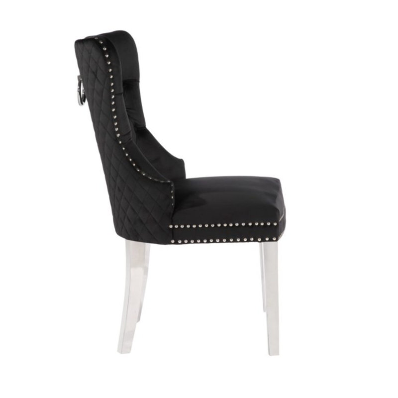 Chaise d'appoint Genifer, Noir
