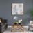 Modern Square Oil Painting with Frame