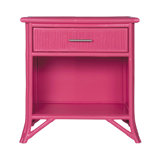 1 - Drawer Rattan Nightstand