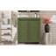 Meuble-lavabo de ferme de 30 po avec lavabo en céramique, porte à fermeture en douceur, tablette réglable, armoire de rangement olive, structure en bois moderne, conception spacieuse et surface facile à nettoyer-1959601880