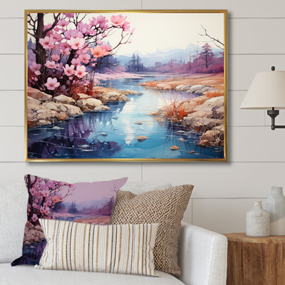 Impression sur toile «Al tranquillité» - campagne