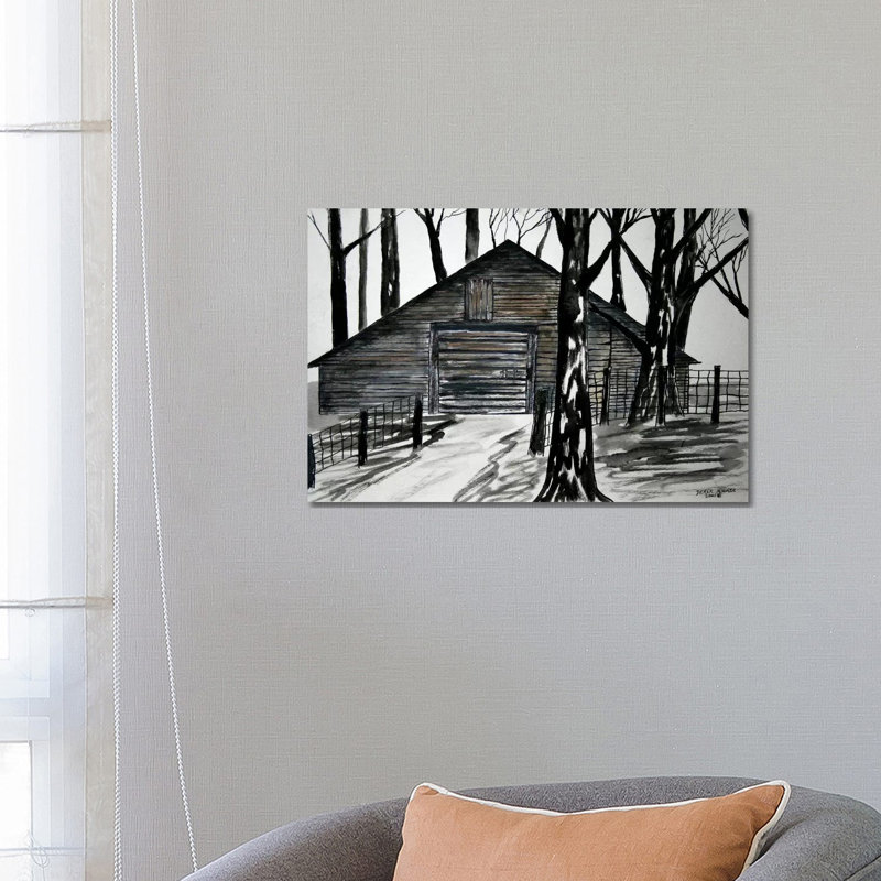 Country Barn 1 Piece Wrapped Canvas Wall Art, 66.04 cm H x 45.72 cm W x 1.91 cm D