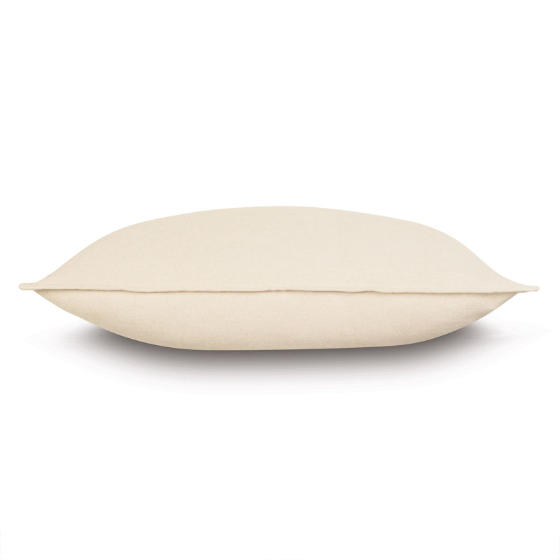 Brera Cotton Pillow Sham, Ivory, King