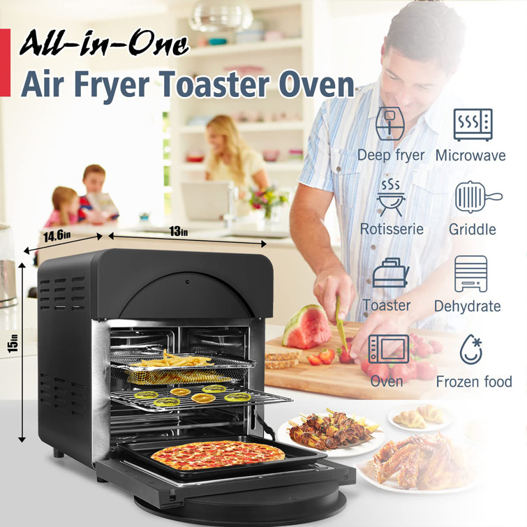 Air Fryer, 7 Quart, 1700-Watt Electric Air Fryers Oven for  Roasting/Baking/Grilling, 8 Cooking Presets, LED Digital Touchscreen,  BPA-Free, ETL Listed