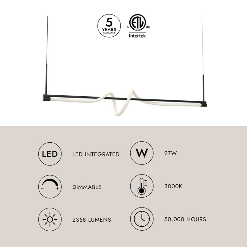 Cursive 1 - Light LED Pendant