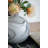 Svirla Vase-Black-And-White Swirl
