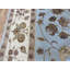 Tapis de la zone en laine bleu/beige 8 pi x 10 pi 1 po one-of-kind à la main noué la Beane