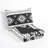 Indie Boho Geometric Symbols Microfiber Quilt Set-99119809
