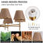 Luminaire suspendu boho à 8 lumières Gold Farmhouse Chandelier