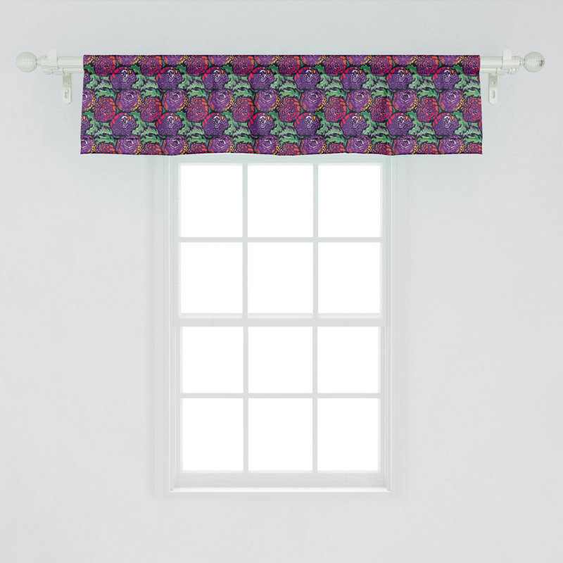 Ensemble de 2 fleurs de pivoine vibrantes Ambesonne, L 54 po x L 12 po