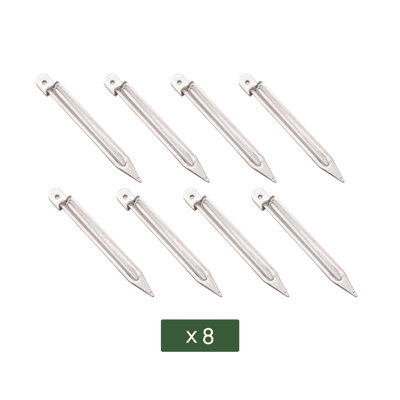 Ground Steel Anchor Kit for Trellis (Set of 8)