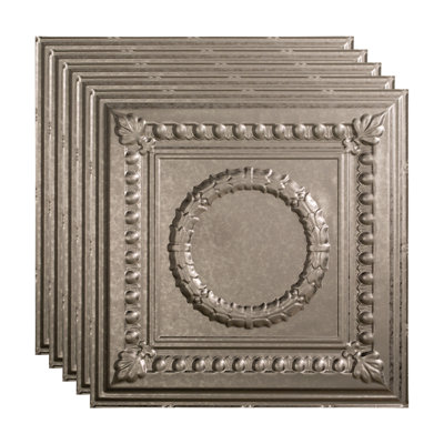 24'' L x 24'' W Textured Vinyl Drop-In Ceiling Tile