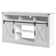 Milaun 58'' Media Console for TVs Up To 70" with Adjustable Shelf