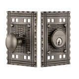 Nostalgic Warehouse Craftsman Plate Single Cylinder Deadbolt