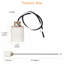Luminaire à culot moyen en céramique 6 pièces E26 avec fil 18 AWG 6 pièces