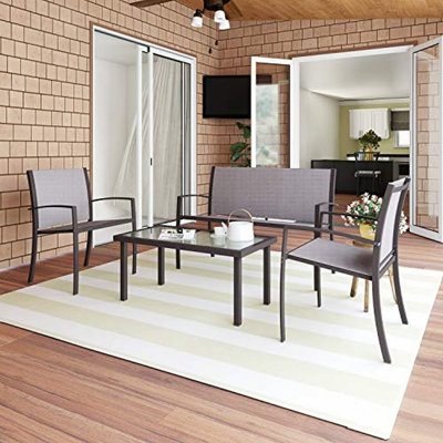 Cull 4 - Person Patio Dining Set with Rectangular Table
