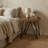 Solid Wood Top End Table