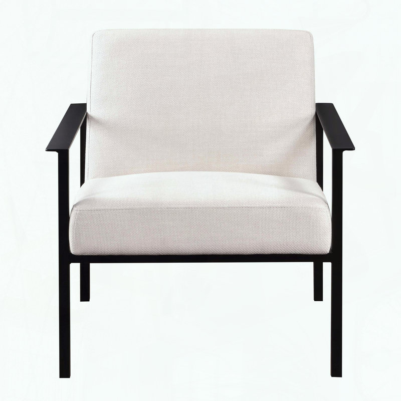 Chaise d'appoint avec structure en métal