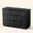Dejesus 47.2" W 7-Drawer Double Dresser with Waveform Fluted Panels-797886614