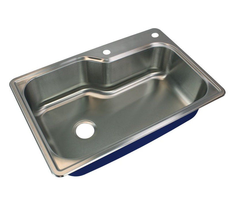 Évier de cuisine encastrable L 33 po x l 22 po Meridian, 2 trous