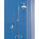 Exposed Shower System 36" Wall Mounted with 19" Riser and Handshower and Lever/Cross Handle