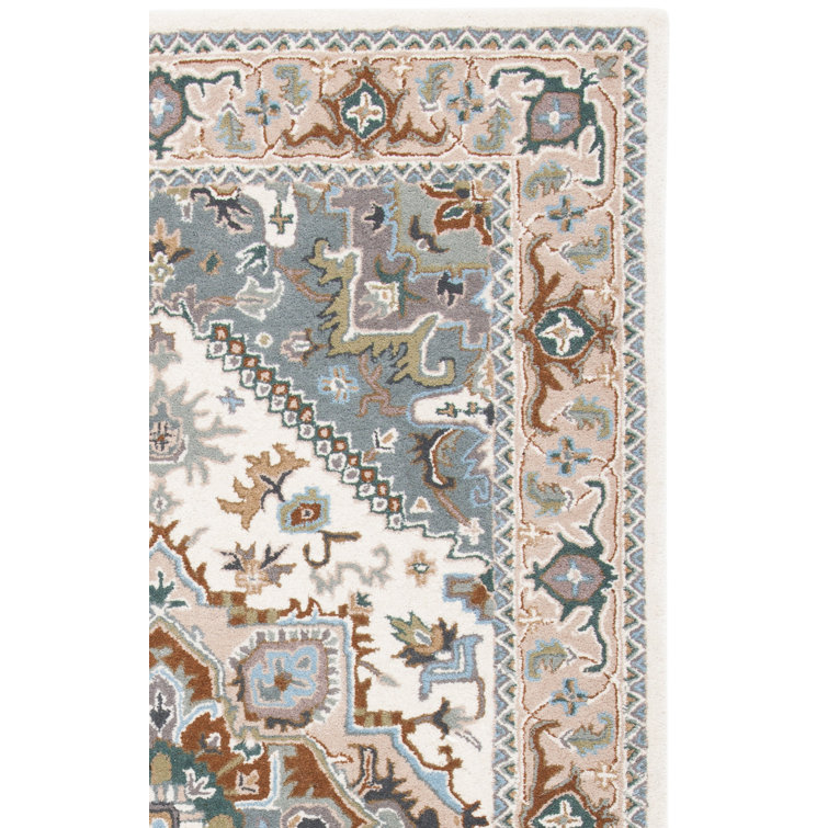 Cangelosi Hand Tufted Wool Oriental Indoor Rug