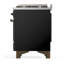 Majestic III Series 36 Inch Dual Fuel Range with 6 Sealed Burners, Griddle, in Emerald Green (Natural Gas, Copper Trim)-562104035-562104034-562104028