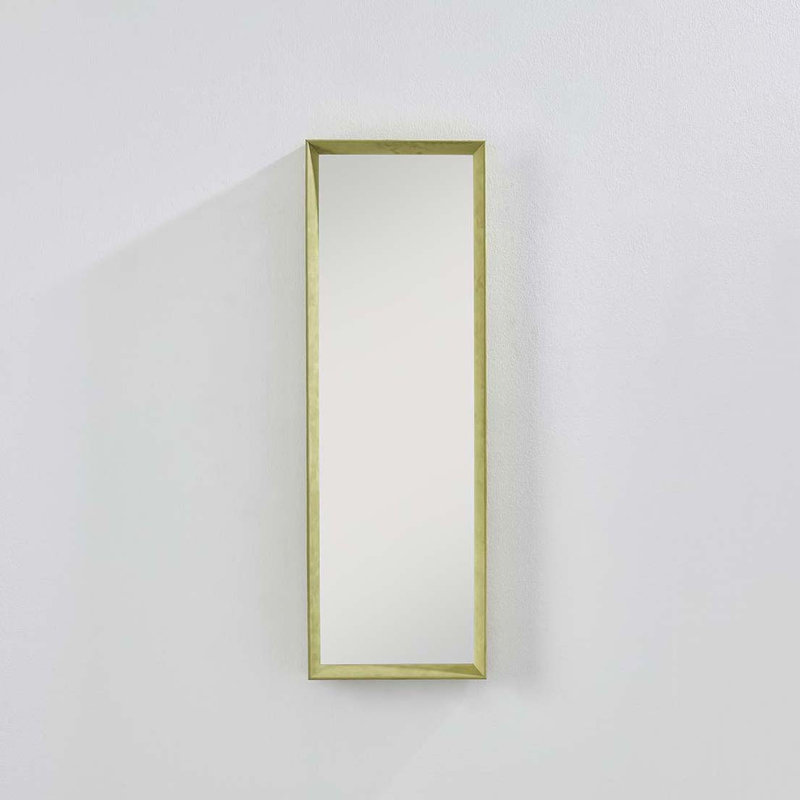 Nakira Solid Wood Rectangle Wall Mirror