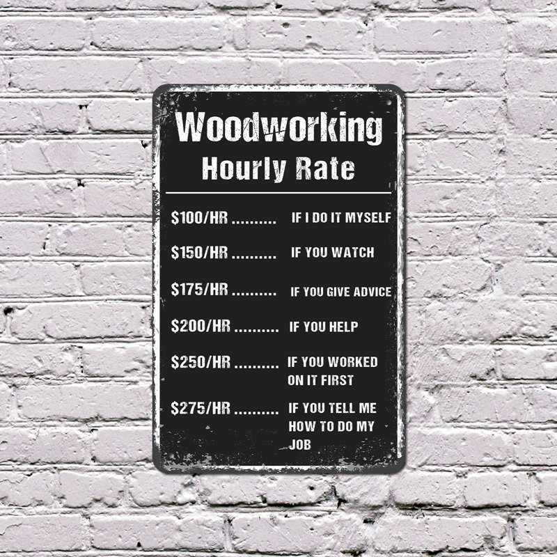 Panneau horaire en bois 13 po x 20 po, H 13 po x l 20 po x P 0,1 po