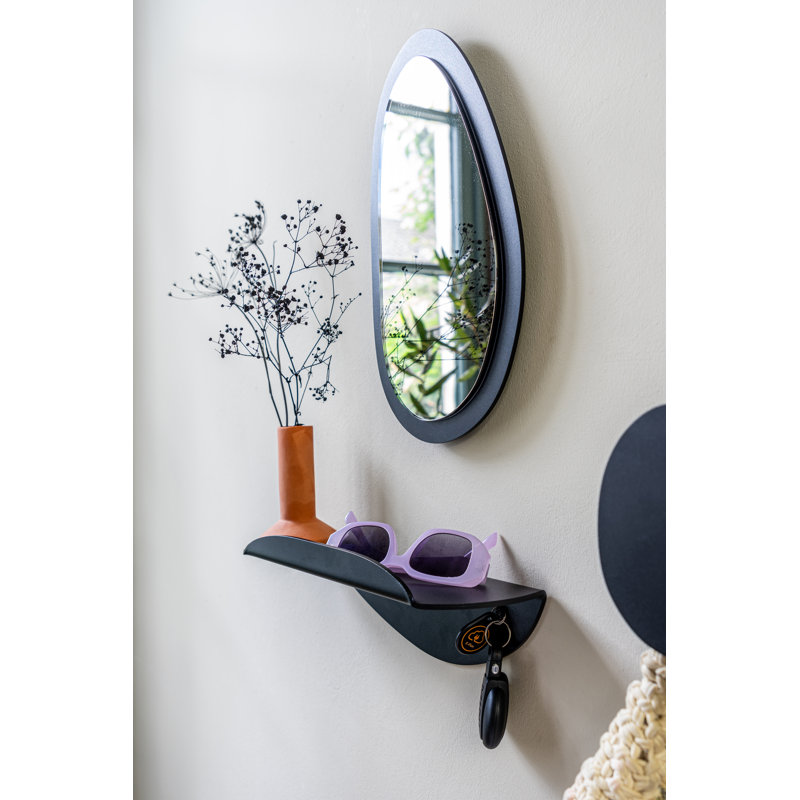 Spinder X Eva Van De Ven Steel Unique Mirror, Black