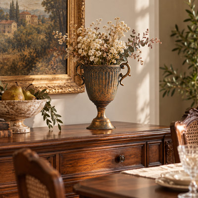 Vase urne en métal Farmhouse Decor