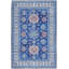 Tapis blanc / bleu / beige performance tissé à la machine / tissé à la machine Sykesville-1772379441