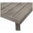 Rectangular Steel Outdoor Dining Table, Weather-Resistant Grey, Seats 6-8, 165 lbs Capacity