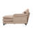 Chenille Sectional Sofa with Double Chaises-948247685